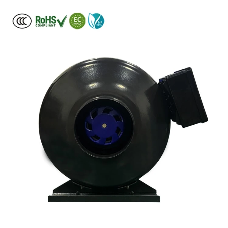 100mm EC Exhaust Strong Wind Duct Fan For Heat Pumps