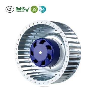 হিটার এক্সচেঞ্জার প্রকল্পের জন্য 140mm 48V Dc ফরোয়ার্ড কার্ভড সেন্ট্রিফুগাল ফ্যান